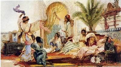 unknow artist Arab or Arabic people and life. Orientalism oil paintings 606